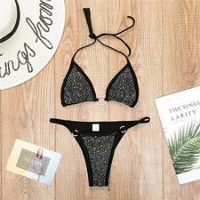 Frauen Strass Sexy Bikini Set
