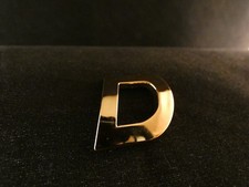 24 Karat Gold Buchstabe "D"