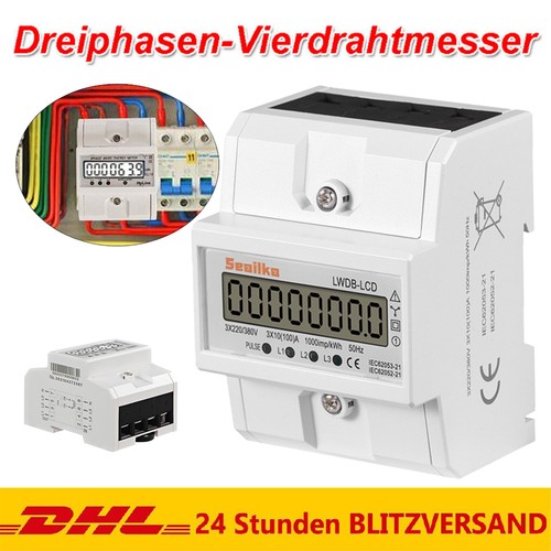 Drehstromzähler geeicht für