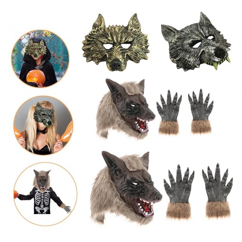 Wolfsmaske holloween werwolf - wolfsmaske,