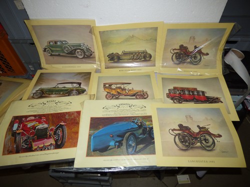 Aral oldtimer kunstdrucke set - aral,