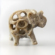 Elefanten Statue aus Stein / Elefanten Skulptur Dekoration Figur