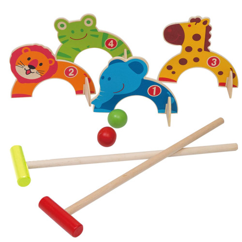 Holz krocket set - holz,