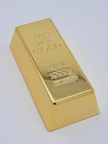 Goldbarren türstopper 5cm - türstopper, 16,5cm