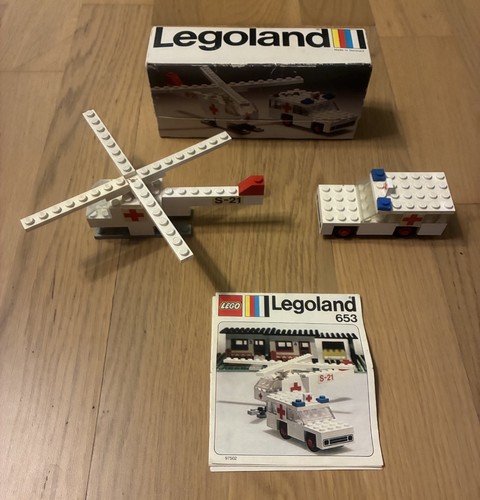 Lego legoland 653 - lego, krankenwagen