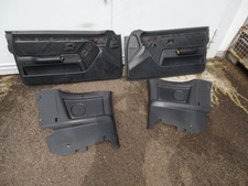 Audi 80 Cabrio 8G7 Vier Ledertürpappen Türverkleidungen Türpappen