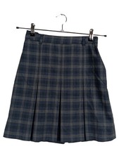 G.O.L. Girls Faltenrock kariert blau grau Gr. 152 Midirock Schule