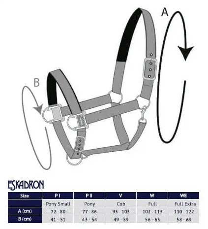 Eskadron nylon halter - nylon,