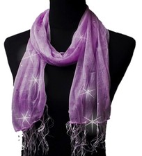 Damenschal Schal Tuch Glitzer