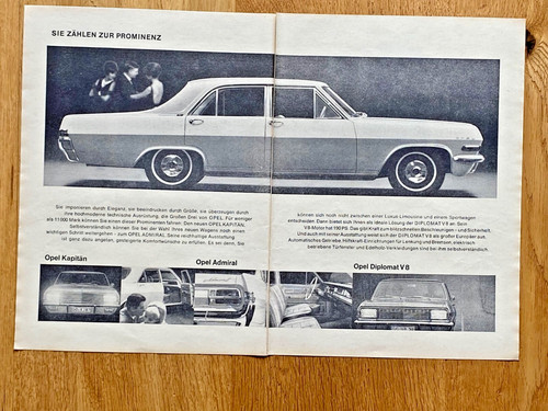 1964 opel kapitän admiral - opel,