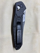 Benchmade Osborne 940 - 1 / Blue Class Carbon Fiber  - Reverse Tanto, Axis