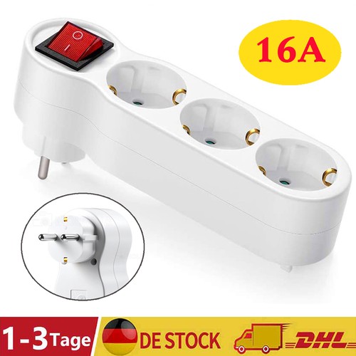 Stück steckdosenleiste 3 - stück,