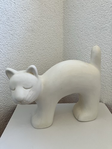 Weiße katze figur von - katze,