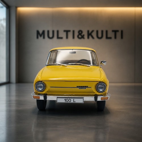 Skoda 100 1969 gelb modellauto - 100,