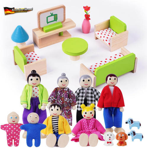 Puppenhaus möbel set - möbel, aus