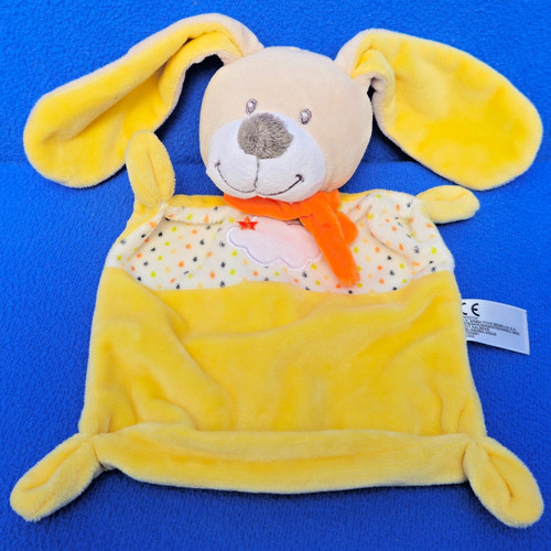 Nicotoy hase schmusetuch gelb - schmusetuch,