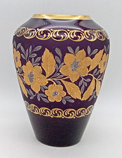 Edle Glasvase -  Lila mit