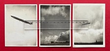 3 x altes Foto Graf Zeppelin