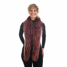 Tibetlamm Schal Mongolisches Lammfell Boa