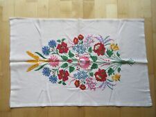 Tischdecke, handgenäht, Größe: 71x45 cm, ca. 40-50 Jahre alt