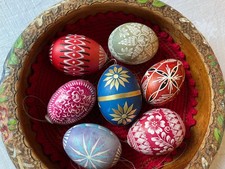 7 sorbische Ostereier
