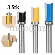 3 Stück Bündigfräser Schaft