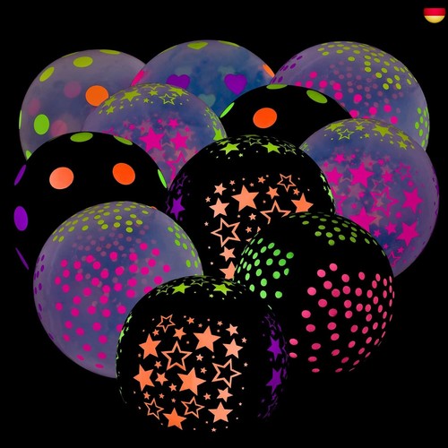 Stück neon luftballons - 35,