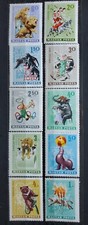 Hungary 1965. Animals / Zircus set MNH (**) Mi. 2141-2150 / 8.50 EUR