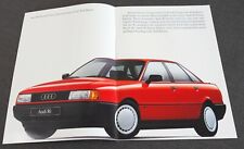 AUDI 80 YOUNG EDITION B3 Sondermodell Youngtimer Prospekt Brochure 1990 53