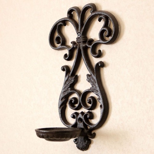 Gusseisen wandmontage teelicht - wandmontage,