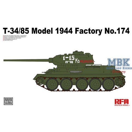 Rye field model - rye, t-34
