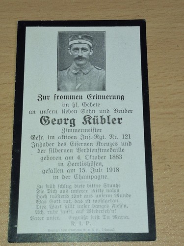 Sterbebild soldat - sterbebild,,