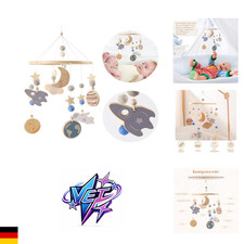 Astronaut holz baby mobile mit - astronaut,