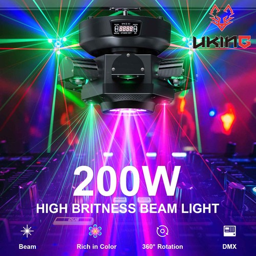 200w strobe laser - moving, head