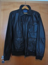 Lederjacke Bomberjacke Biaggini Gr. 52 dunkelbraun, mit abnehmbaren Pelz wie neu