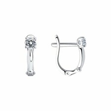 Ohrringe mit Kristalle von Swarovski 925 Sterlingsilber Rhod. Neu Eliteschmuck