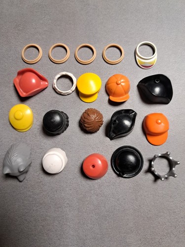 Playmobil zubehör 20x hüte - zubehör,
