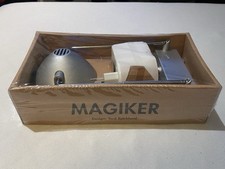 1990er Ikea Magiker Schreibtischlampe Teleskoplampe  Tischleuchte silber Halogen