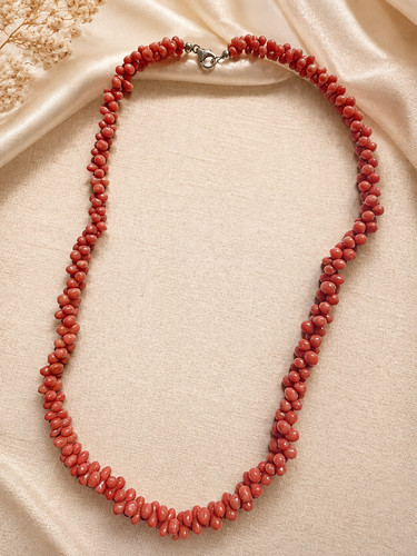 Korallenkette vintage - vintage, /