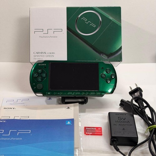 Sony psp3000 spirited green - sony,