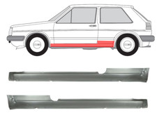 Für Volkswagen Golf 2 1983-1992 2Tur Voll Schweller Reparaturblech Satz/ L+R