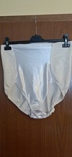 Miederhose hoch Talliert, Weiß glänzend, Playtex Gr.90 Gebr. Unisex