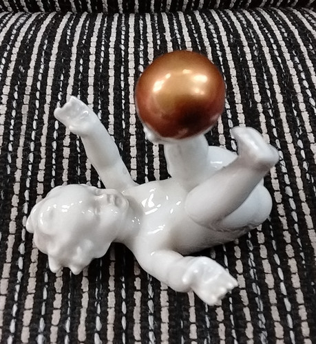 Weisse porzellan figur junge - weisse,