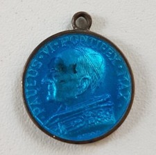 Medaille - Anhänger Mit Paulus VI & Rom ---  NICHT MAGNETISCH  ---