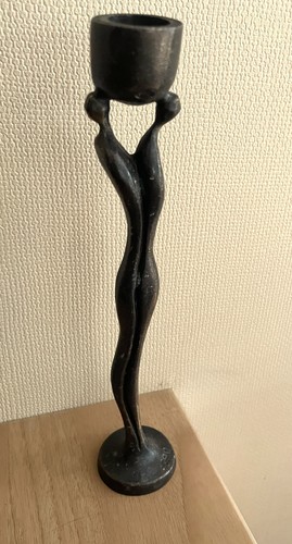 Kerzenhalter mit 2figuren - kerzenhalter,