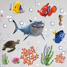Wandtattoo Fische Hai Nemo Badezimmer Wand Aquarium Meer Meerestiere Wandsticker