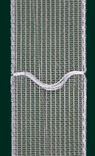 Raffrolloband, 18 mm, transparent / Aufmachung 10 m