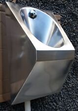 Urinal Pissoir Edelstahl VA V2A rostfrei Toilette WC Männertoilette Klo Bunker