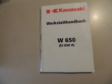 Werkstatt hand buch Wartungs Reparatur anleitung Kawasaki W 650 EJ650A