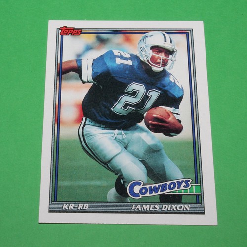 1991 topps football card james - 1991,